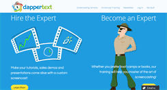 Desktop Screenshot of dappertext.com